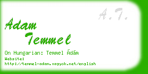adam temmel business card